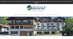 Desktop Screenshot of landhotel-albrecht.de